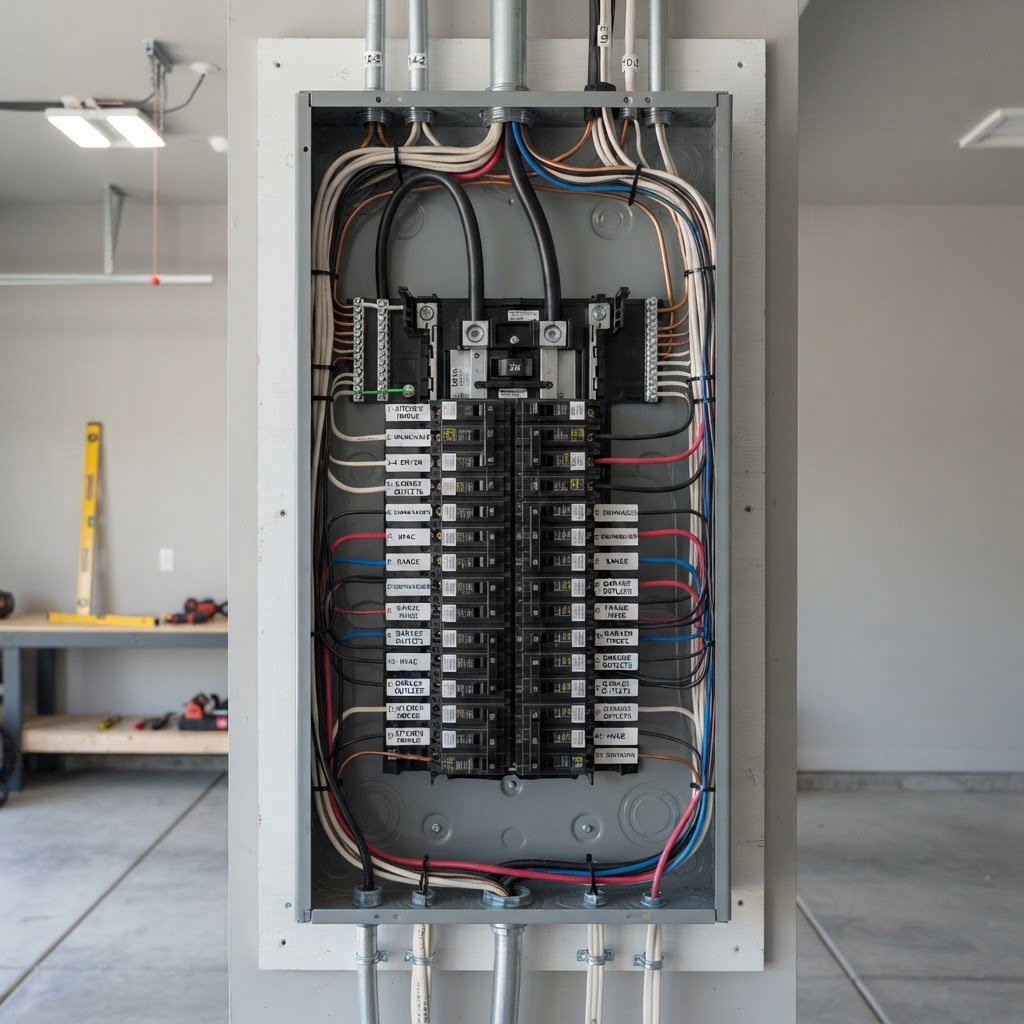 200A panel upgrade — after